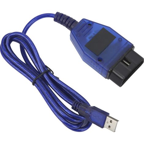 Câble OBD Auto pour Fiat, Scanner ECU Professionnel Outil Diagnostic, Compatible Windows XP/7, Connecteur Voiture (1/5)