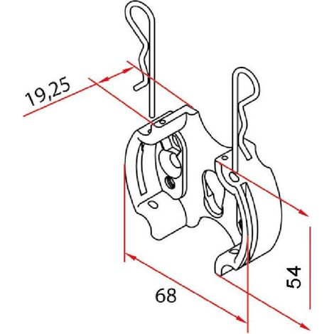 Tm2 Sup58 - Clip Support1Pc
