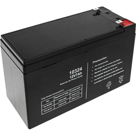 BeMatik - Batterie de recharge plomb-acide scellée 12V 7Ah pour les réparations UPS (1/5)