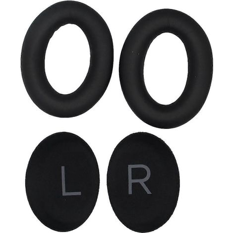 1 Paar Ohrpolster für Bose QC45 Kopfhörer, Ohrpolsterüberzüge-Black (1/5)