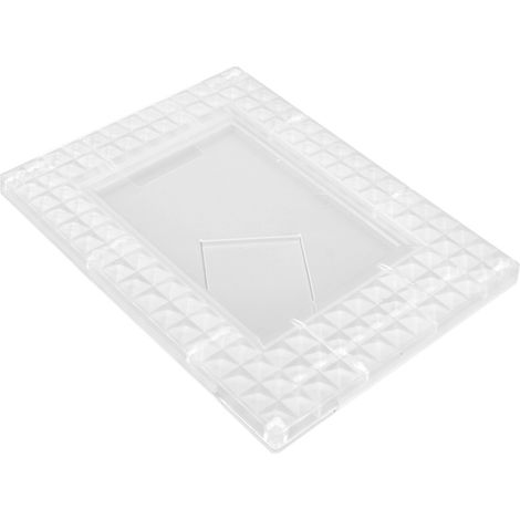 Cadre photo décoratif sur pied de 7,6 cm (3 pouces) pour photos Instax Mini 12, 11, 9, 8 et 7 pouces (transparent). (1/5)