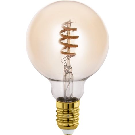Ampoule LED E27 connectée, G95, ZigBee, contrôlable par (1/4)