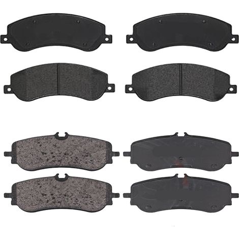 KIT PASTIGLIE FRENO ANTERIORI E POSTERIORI compatibile con VW CC B7 (358) / PASTIGLIE FRENANTI AUTO OEM P 85 131  P 85 146,P 85 108  P 85 109 / SOSTITUZIONE DIRETTA / BASSA POLVERE / SILENZIOSO