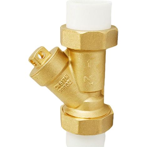 Vannes de filtration en Y en laiton à filetage femelle, raccords de tuyauterie, filtres à mailles en laiton, clapets anti-retour 32 mm x 32 mm (1/5)