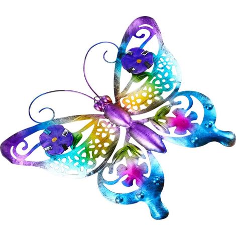 papillon et fer forgé de style élégant décoration murale à (1/5)