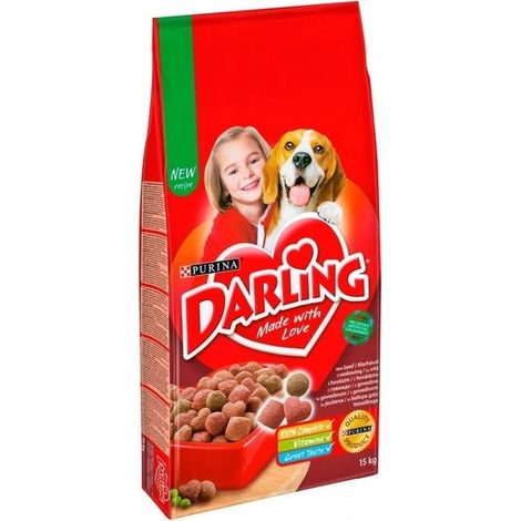 PURINA Darling Adulto TERNERA, Vegetal 15 KG (7613032933821)