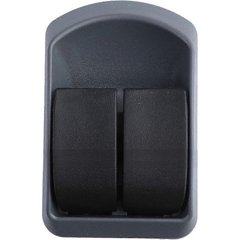 P27-1069 Doppelfensterheberschalter für Autos, Schwarz und Grau