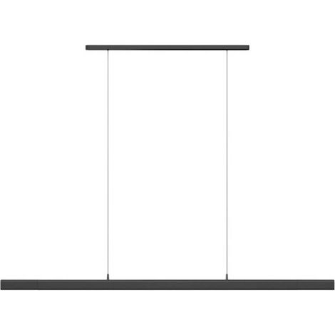 Lámpara colgante VISION, 40W, 150cm, Extremos orientables 350º, Sensor PIR, Regulable, Blanco neutro, regulable (1/5)