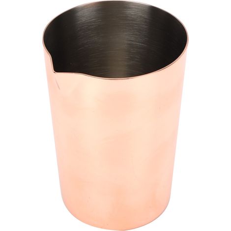 Mug à cocktail en acier inoxydable 304, 500 ml, pour mélanger le vin et servir de verre à cocktail. Accessoire idéal pour les bars et les fêtes. Couleur : rose doré. (1/5)