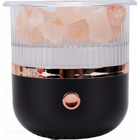 Saltstone Essential Oil Diffuser for Bedroom, 160 ML  Cool Mist Humidifier with Auto Shut-Off, Natural Salt Crystal Aromatherapy Diffuser for Bedroom (1/5)
