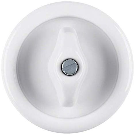 BERKER 16476900 S1930 PIÈCE CENTRALE AVEC POIGNÉE EN PORCELAINE PW SERIE 1930 4011334506928 CACHE ÉLÉMENT DE COMMANDE POUR PRO