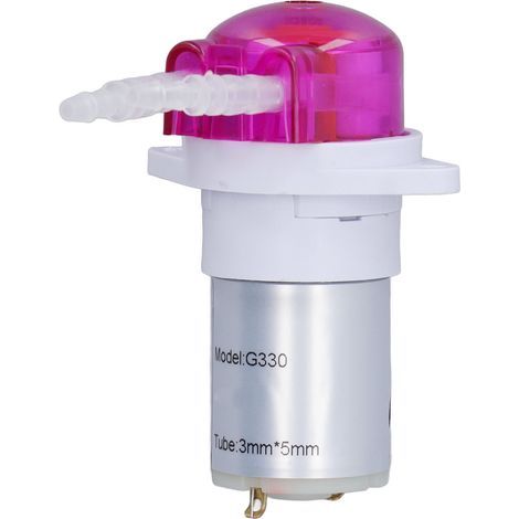 Pompe péristaltique Mini DC, petite Micro circulation électrique, auto-amorçage, dosage de liquide, 5000 tr/min, 12V, 58 ml/min, 250A (1/5)