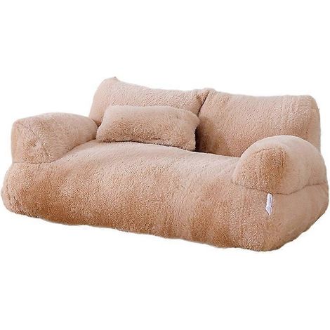 Canapé-lit pour chien moelleux coussin épais amovible, adapté aux petits, moyens et grands animaux de compagnie. (1/4)