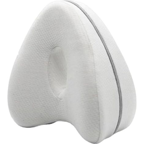 Oreiller d'alignement des Hanches - Soulage Les douleurs sciatiques et Jambes Personnes Dormant sur Le cté Coussin Entre Jambes pour Dormir(Blanc) (1/5)