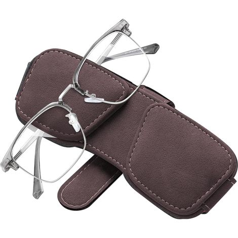 Pare-soleil pour lunettes de voiture Support de rangement pour lunettes – Accessoires auto pour conducteurs (FMY)