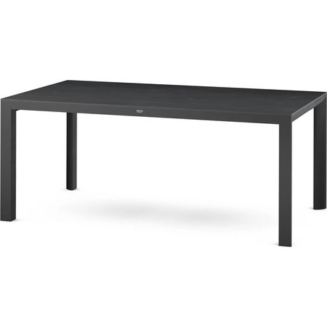 Siena Garden Silva Dining Tisch – 180 x 95 cm, Aluminium (matt anthrazit) & HPL Ferro (1/5)