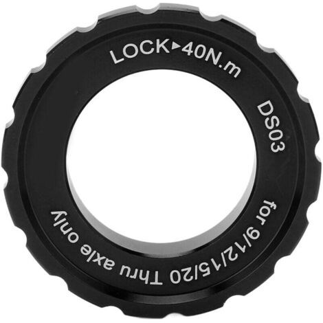 FENOPLASTICAUlisemMEIJUN Centerlock Lockring Center Lock Wheelset Hub Barrel Shaft Disc Rotor Lock Ring for Bike Mountain BikeBlack (1/4)