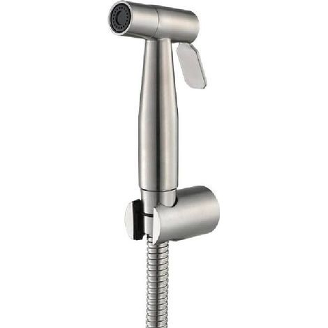 Hand-Bidet-Sprüher mit Wassertankhaken und 150 cm langem flexiblem Teleskop-Brauseschlauch aus ABS für die Badezimmerdusche, Windelreinigung, Haustierbaden