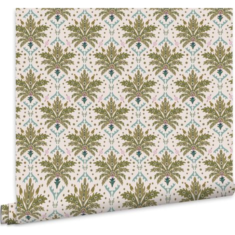 Joules Vliestapete Palm Geo Mehrfarbig 10mx52cm (1/5)