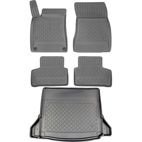 Juego de alfombrillas para coche y maletero para Mercedes Clase A W177 Sedán desde septiembre de 2018.