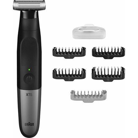 Braun Series X XT5100 tondeuse visage et corps noir argent (1/5)