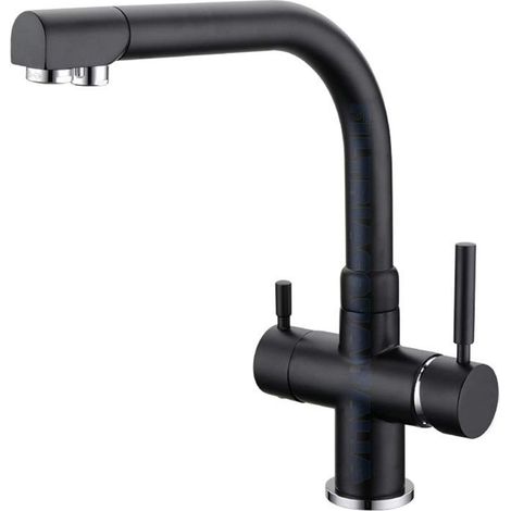 Filtri Acqua Italia Robinet mitigeur 3 voies Noir (1/2)