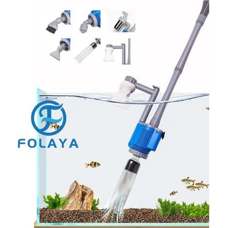 Nettoyeur électrique pour Aquarium, avec changeur d'eau Laveur de Sable Nettoyage des débris Filtre à Eau Douche (1/4)