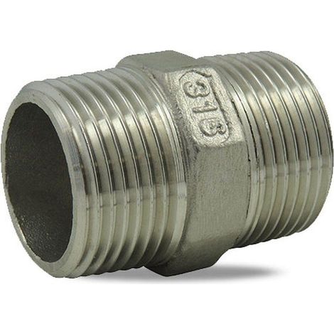 Mamelon mâle / mâle inox série 8280-8002800000800 - Codital