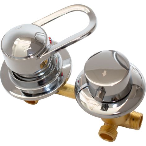 Ersatz-Armatur Einhebelmischer 3 fach Umschalter Dusche D10 9cm