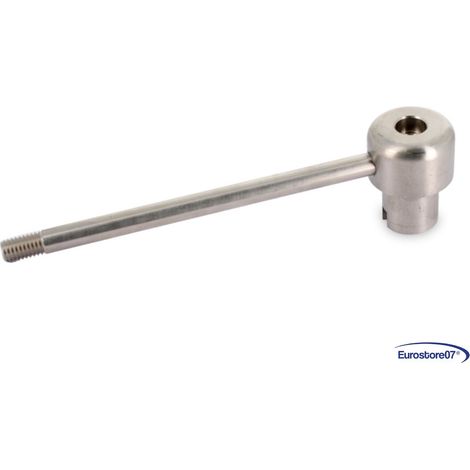 Macchina caffe' professionale Spinel Leva comando Inox Ø8x135mm Mozzo Ø12mm -