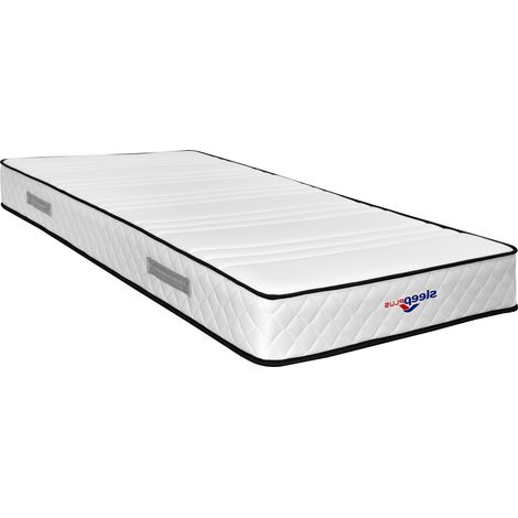 Matelas mathieu a Ressorts Ensachés + 3,5 cm - 80x200 Hauteur +/-20,5 cm - Accueil Moelleux - Soutien Ferme + Oreiller Visco - 5 Zones de Confort (1/5)