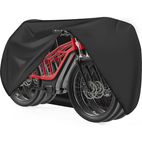 Fahrradabdeckung für 3 Fahrräder, wasserdicht, UV-beständig, 600D Oxford, Outdoor-Schutz (1/5)