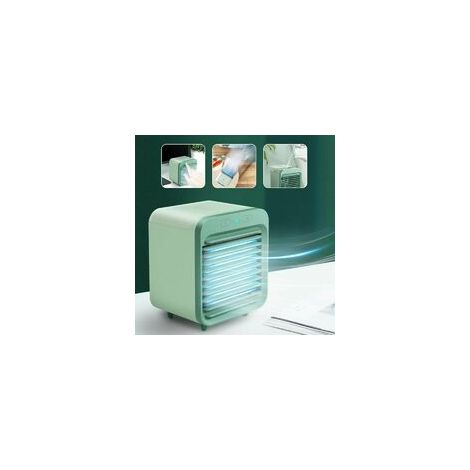 Mini climatiseur portable de bureau, ventilateur de refroidissement à eau, rechargeable par USB, pour la maison (1/5)