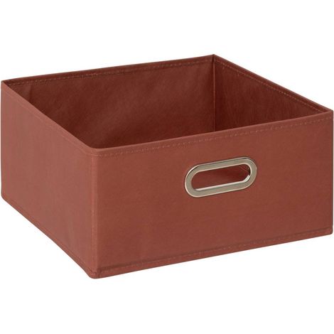 Cestino in velluto mix n modul terra di siena 31x15cm - 5five (1/4)