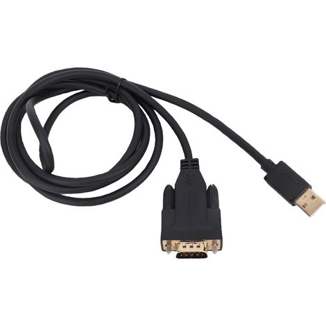 Support de câble série à tête mâle USB 2.0 vers RS232 DB9 pour Wins 10 8 7 1,2 m 3,93 pieds (1/5)