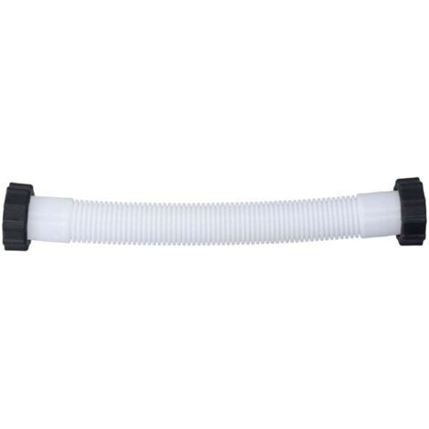 Ej.Life Replacement Hose for Intex Swimming Pool Pump 1.5" Dia Replacement Hose for Above Ground Pools White 0.4m/1.3ft (1/4)