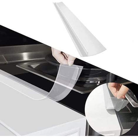 Bande transparente pour plaque de cuisson - Maintient la propreté entre la plaque de cuisson et le plan de travail, 61,5 cm, 1 pièce (1/5)