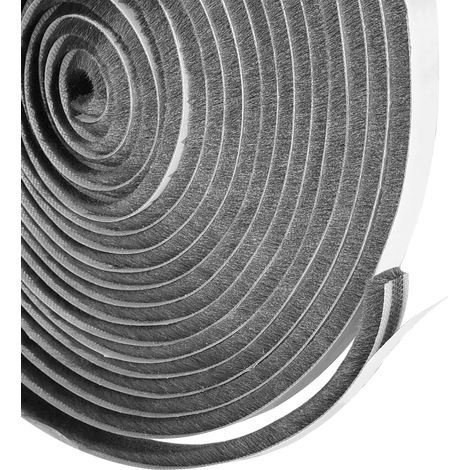 Boudin de porte autocollant pour fenêtres et portes coulissantes - 9 mm (l) x 9 mm (P) (1/5)