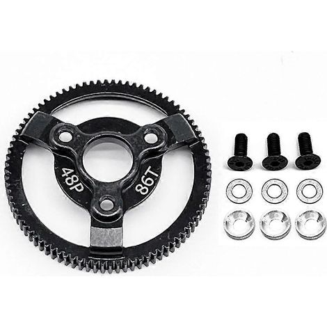 Engrenage en acier trempé, pignon droit 2 roues motrices, 90T, 83T, 86T, accessoires Slash Professional 86T (1/5)