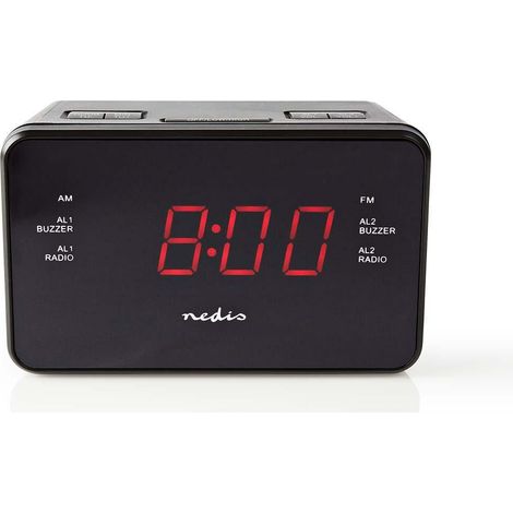 Digital clock radio led display 1x 35 mm audio input time projection am fm snooze function sleep timer number of alarms 2 black 15055752 15055752 15055752 15055752 15055752 (1/5)