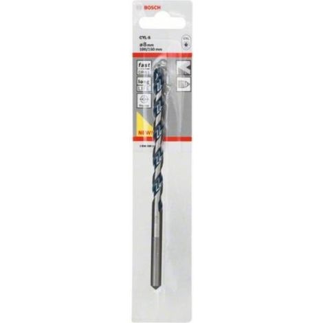 bosch broca hormigon cyl-5 longlife 8x100x150 mm 2 608 588 152