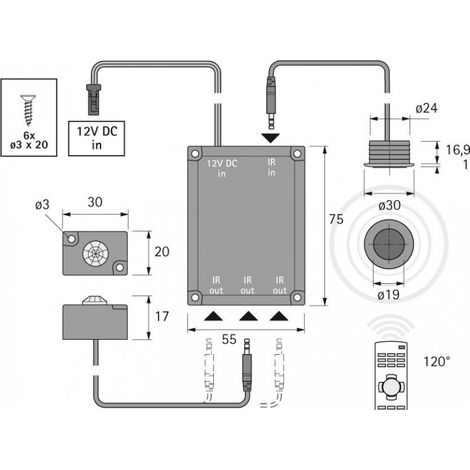 Emisor Plus Sender 1.8m Klinkenstecker