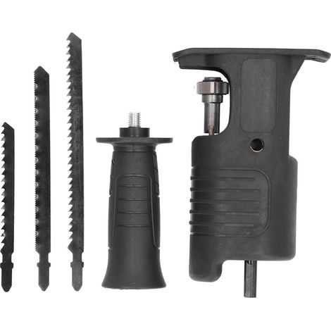 Scie Alternative électrique de Conversion de Perceuse avec Lame de Coupe en Métal et Bois, Adaptateur de Scie Alternative Portable, Kit de Fixation de Scie Alternative (1/5)