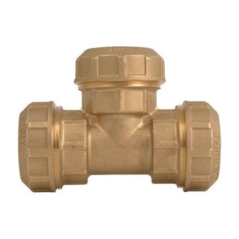 TEE A COMPRESSIONE PN25 730 ITAP - OTTONE MM 25X25X25- 6 pezzi