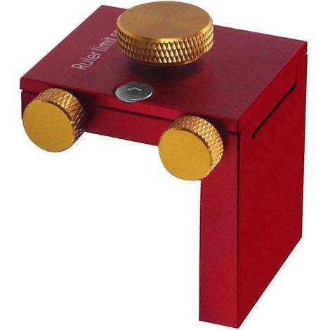 Règle en acier pour traçage, bloc de positionnement, gabarit de traçage d'angle, jauge de marquage de lignes, outil de traçage et de mesure pour la menuiserie (bricolage) (1/5)