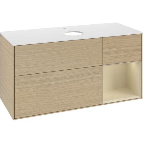 Villeroy & Boch G831HJPC Armoire sous lavabo Finion G83 (1/3)