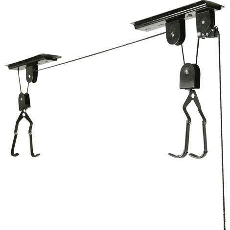 FISCHER FAHRRAD 50386:FISCHER Deckenlift Anzahl Einstellplätze=1 Schwarz (1/3)