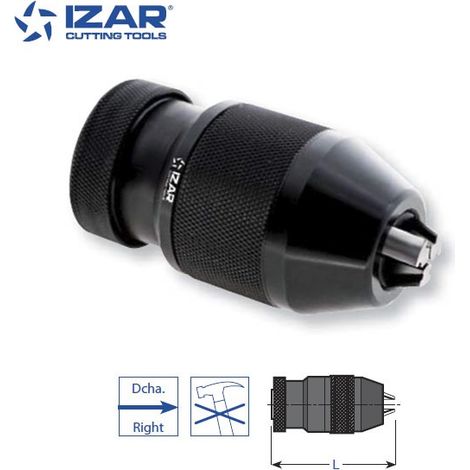 mandrin de perçage Izar capacité 0.8 à 10 mm fixation B12