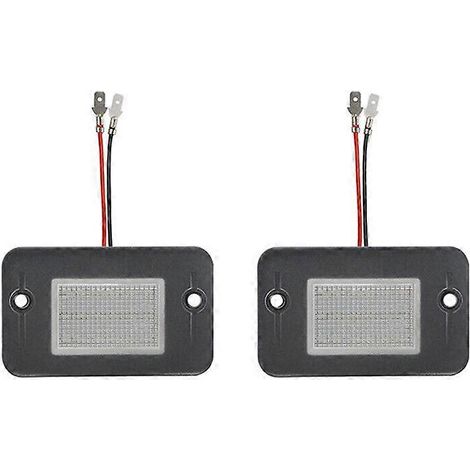 2 éclairages de plaque d'immatriculation à LED blanches pour Land Rover Discovery 1 et 2 (1994-2004) (1/5)