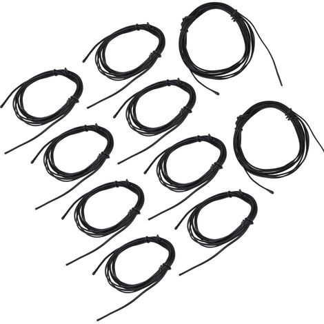 NTC 20K B3950 Temperaturfühler, tropfenförmiger Epoxid-Thermistorsensor, 10 Stück mit Stecker, 2 Meter Kabel, zuverlässige Genauigkeit für thermische Messung und Regelung. (1/5)